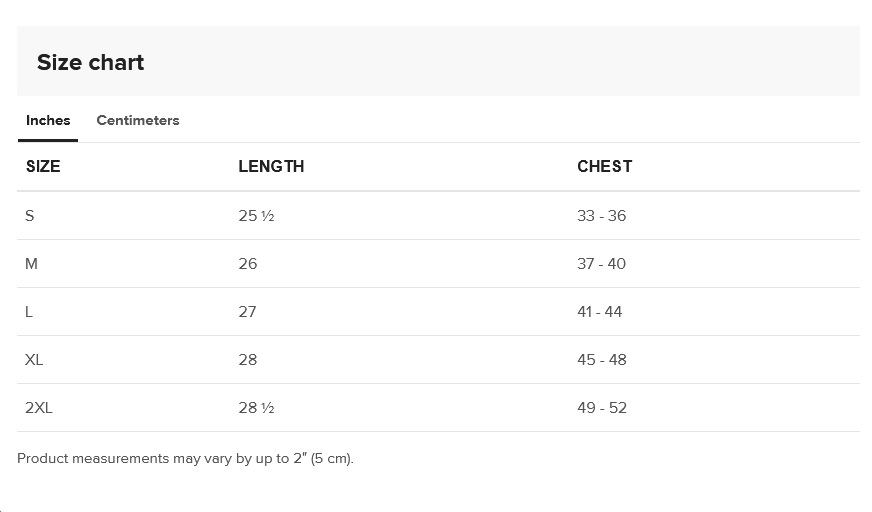 Size Guide